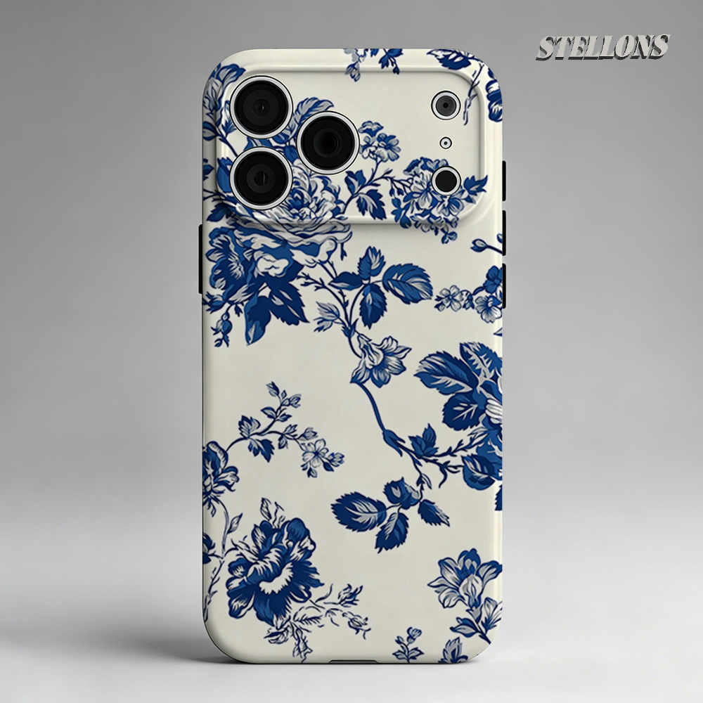 Phone Accessories Magnetic - Vintage Blue Rose Phone Case For
