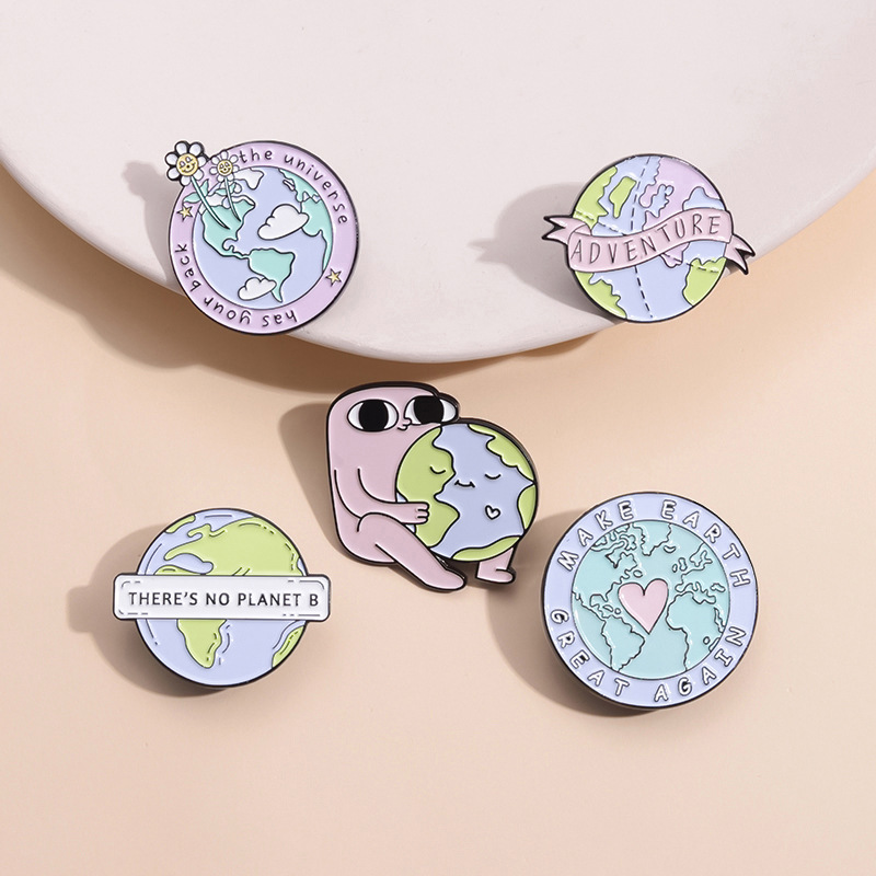 Phone Accessories Names - Alien Planet Pink Love Earth namel
