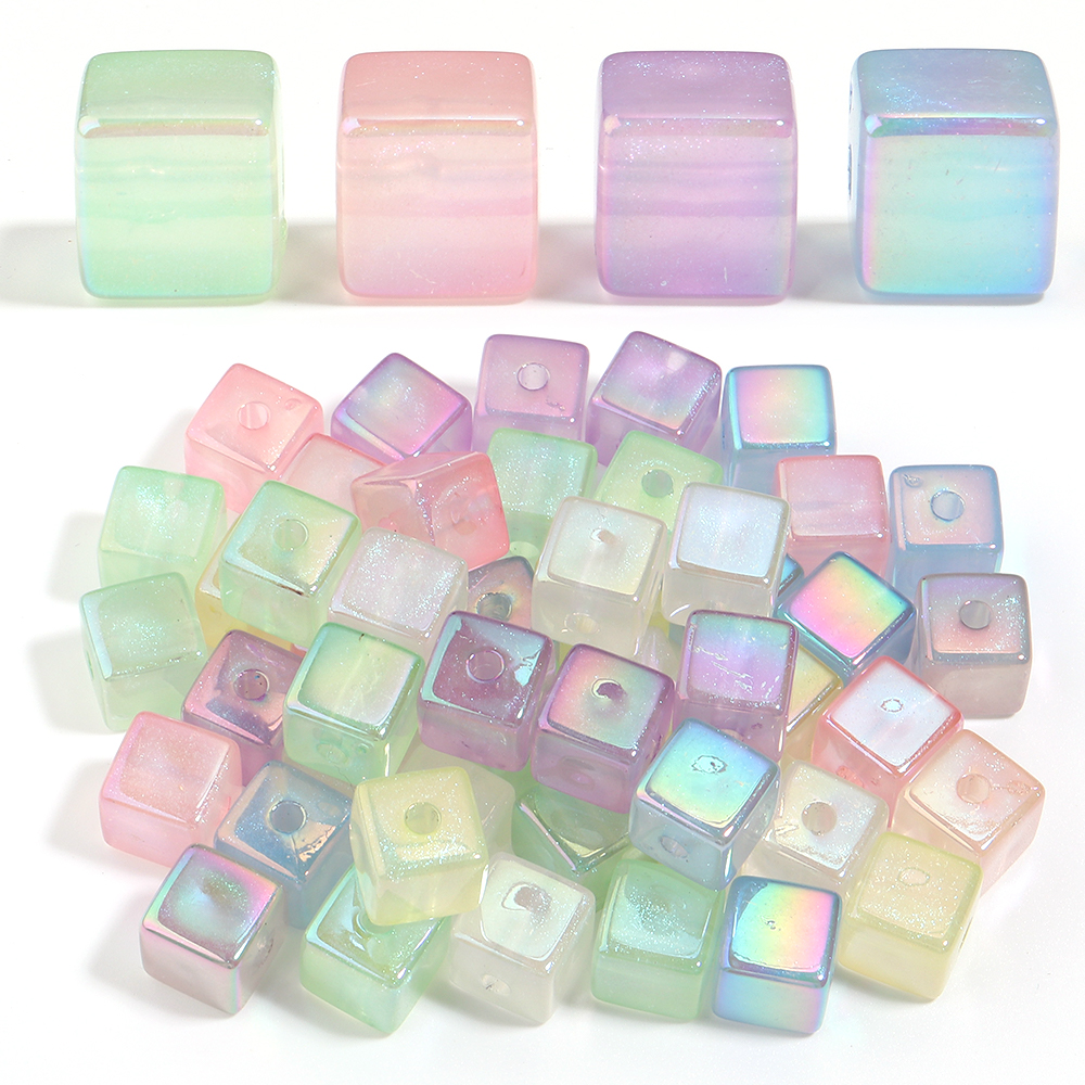 Phone Accessories Jewelry - 10pcs/lot 14mm Jelly Colored Acrylic Square