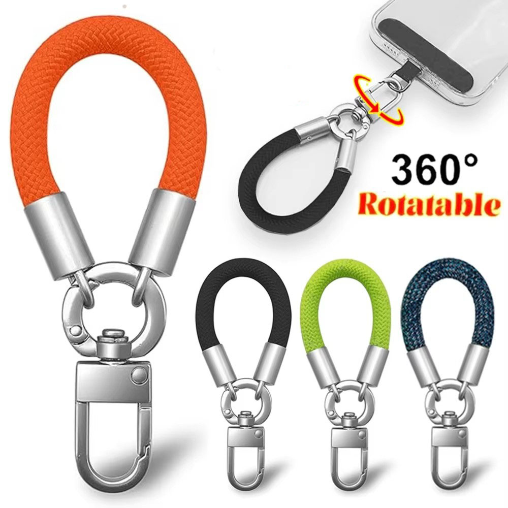Lanyard Phone Strap - Universal Keychain Lanyard Metal Keyring Pendant
