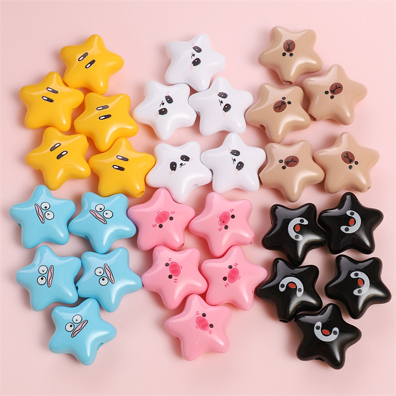 Phone Accessories Jewelry - 2pcs Cute Beads Cartoon Animal Star