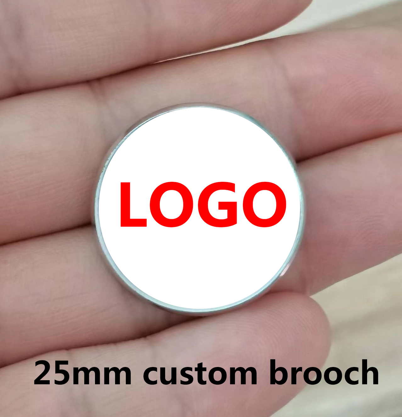Phone Accessories Names - Personalized customized brooch photo logo pattern