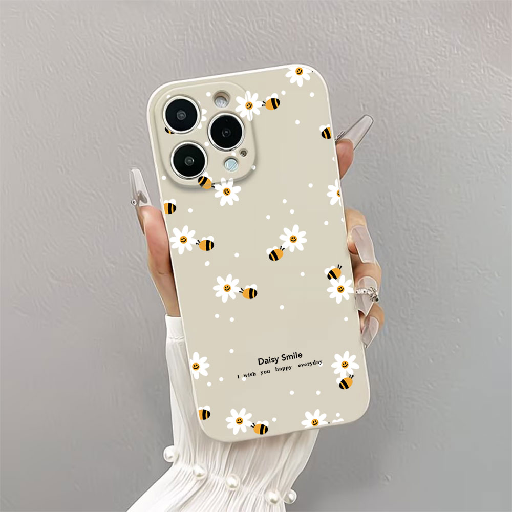 Xo Phone Accessories - Bee Pattern Phone Case For iPhone