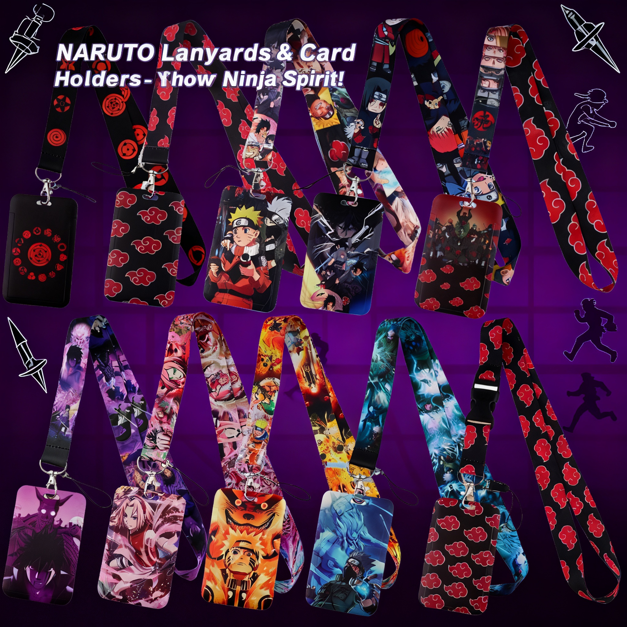 Phone Accessories Business - Japanese Anime Red Clouds Business Credit