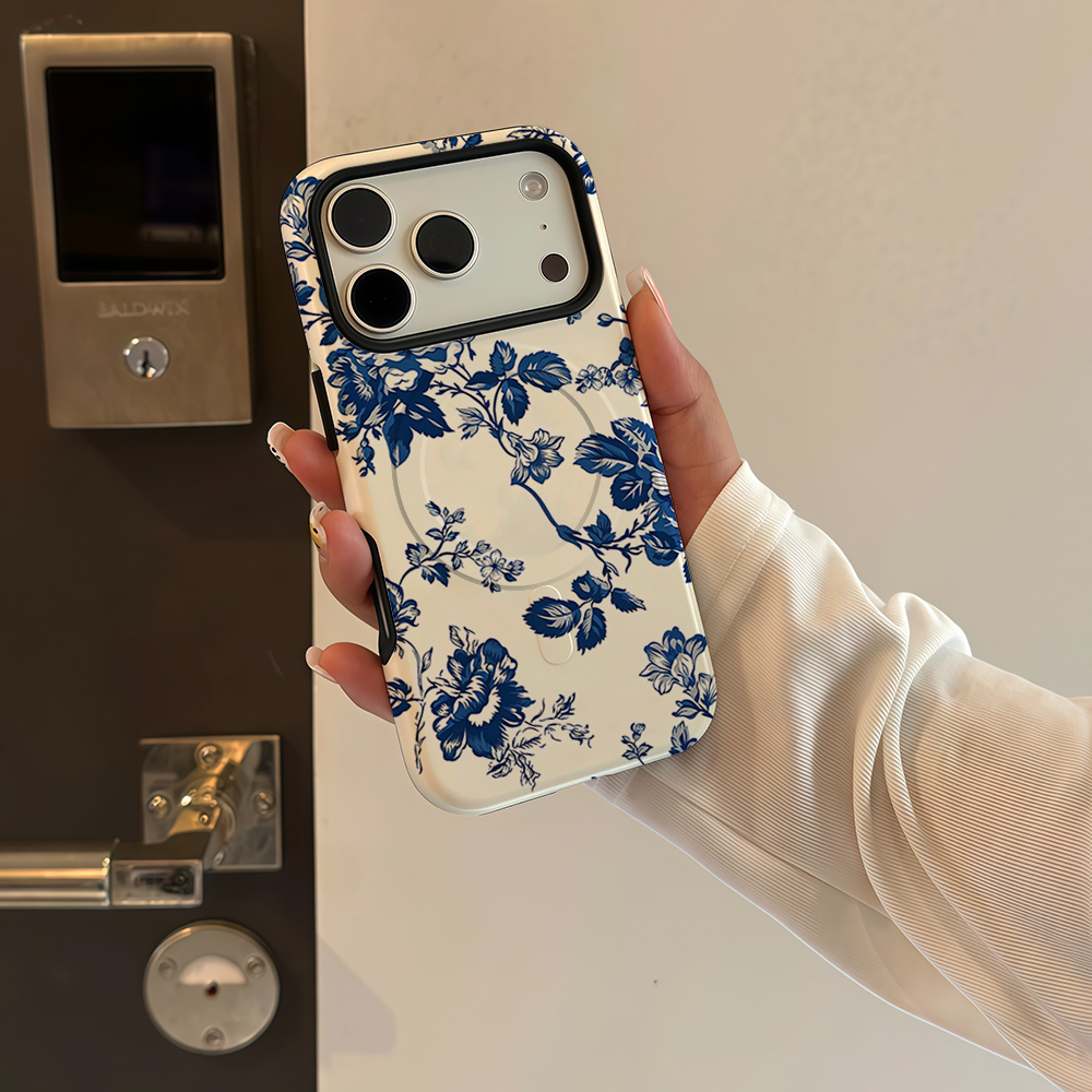 Vintage Blue Rose Phone Case F - Phone Accessories Magnetic review and price