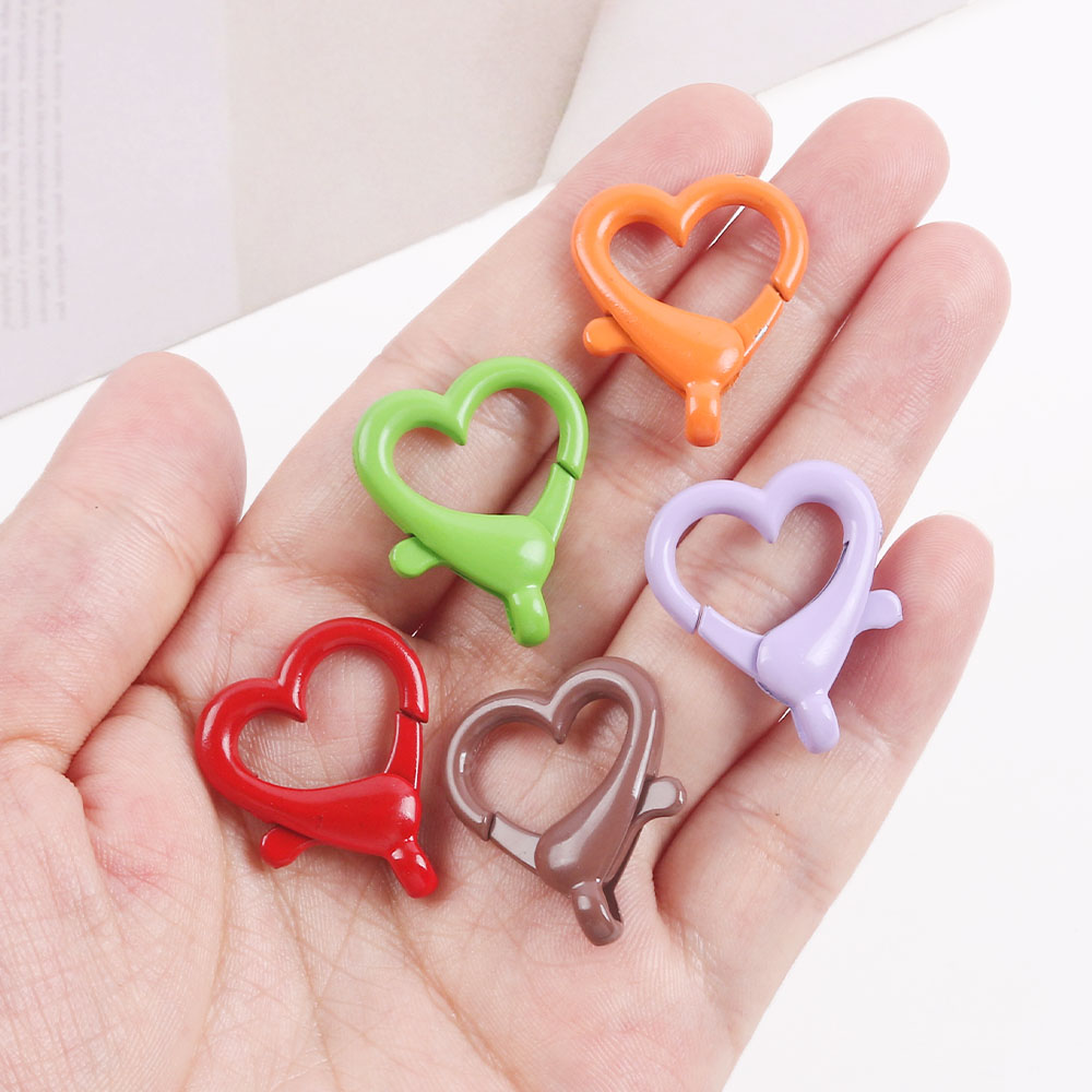 5pcs Multicoloured Alloy Heart - Phone Accessories Jewelry review and price