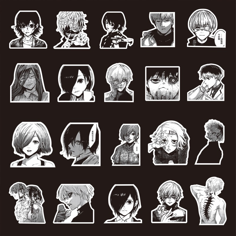 70pcs Black White Hot Anime To - Phone Accessories Tokyo review and price