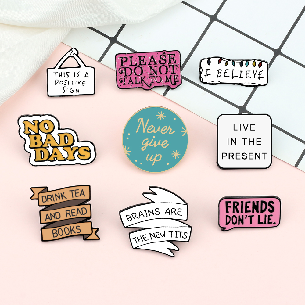 Quote Funny Enamel Pins Live L - Phone Accessories Names review and price