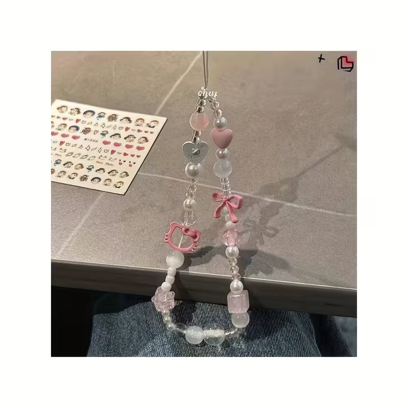 3D Pink Butterfly Flower Hello - Lanyard Phone Strap review and price
