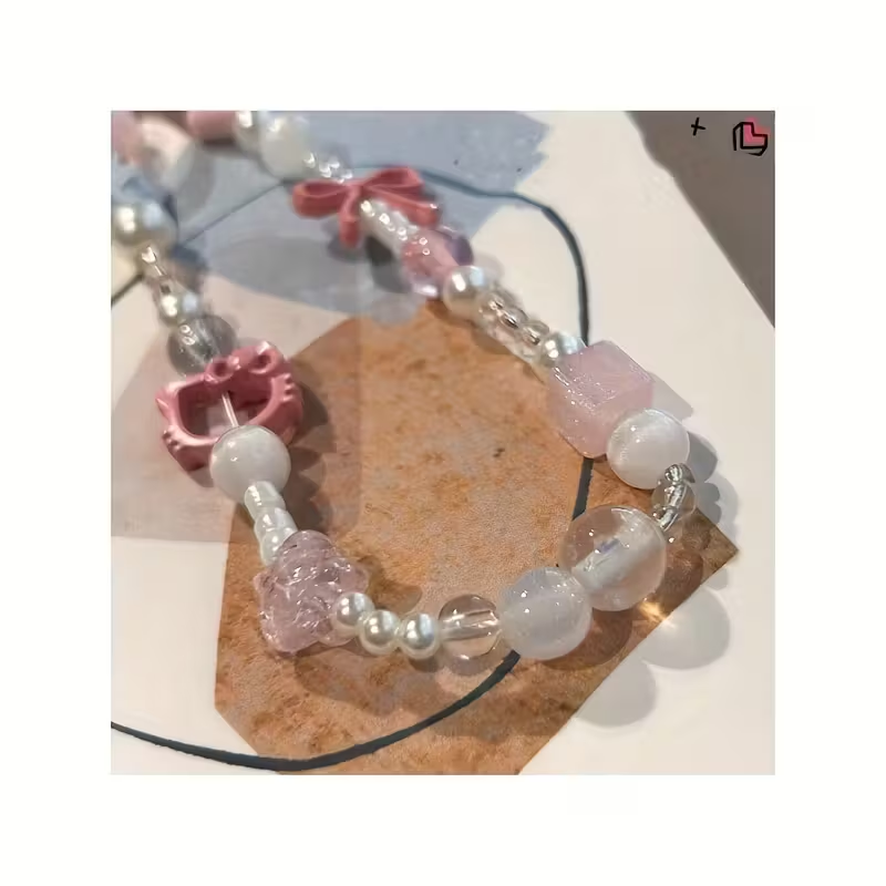 3D Pink Butterfly Flower Hello - Lanyard Phone Strap review and price