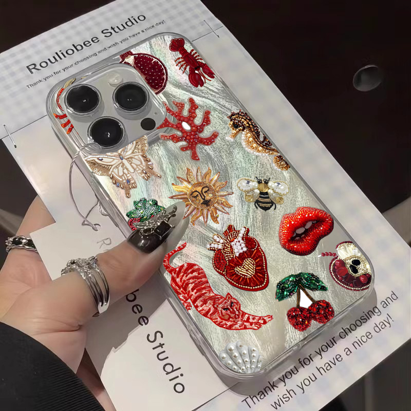 Crab Fish Floral Heart-Shaped  - Xo Phone Accessories review and price