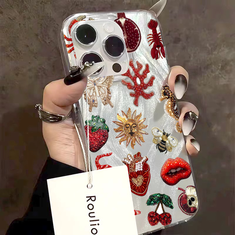 Crab Fish Floral Heart-Shaped  - Xo Phone Accessories review and price