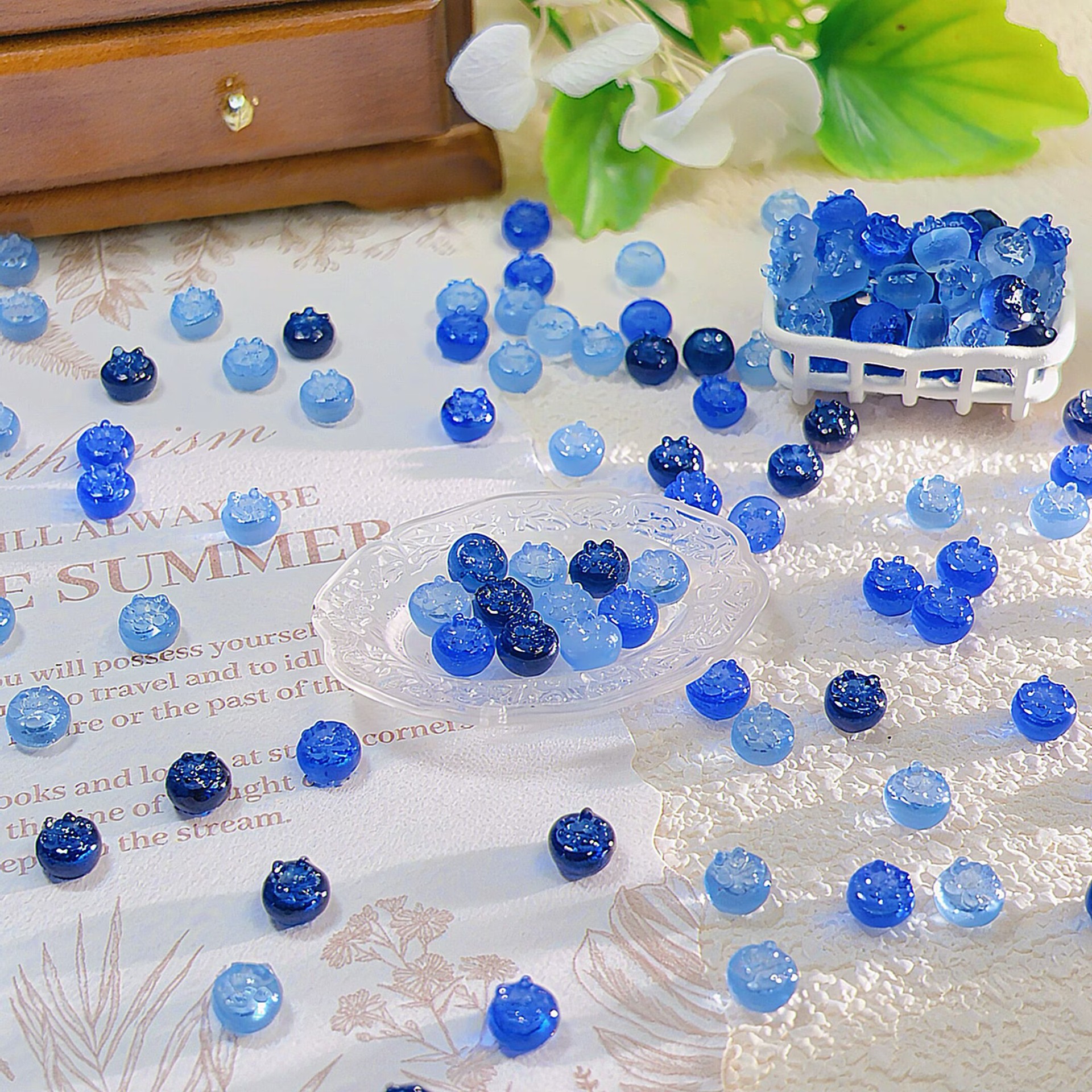 100pcs mini simulated transluc - Phone Accessories Jewelry review and price