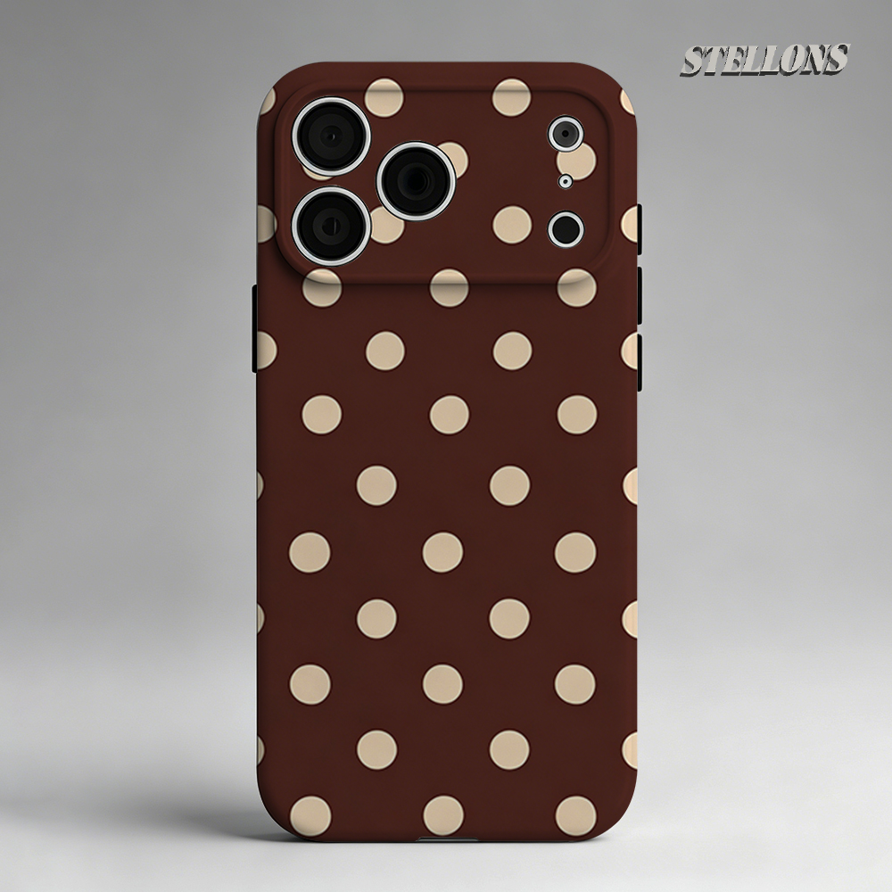 Brown Beige Polka Dot Phone Ca - Phone Accessories Magnetic review and price