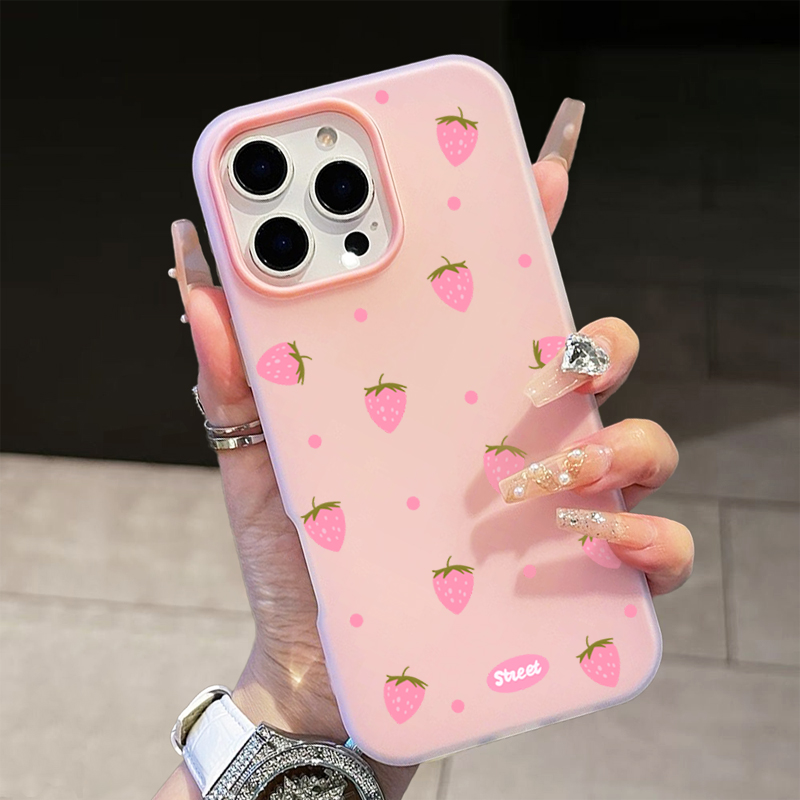 Sweet Pink Strawberry Pattern  - Xo Phone Accessories review and price
