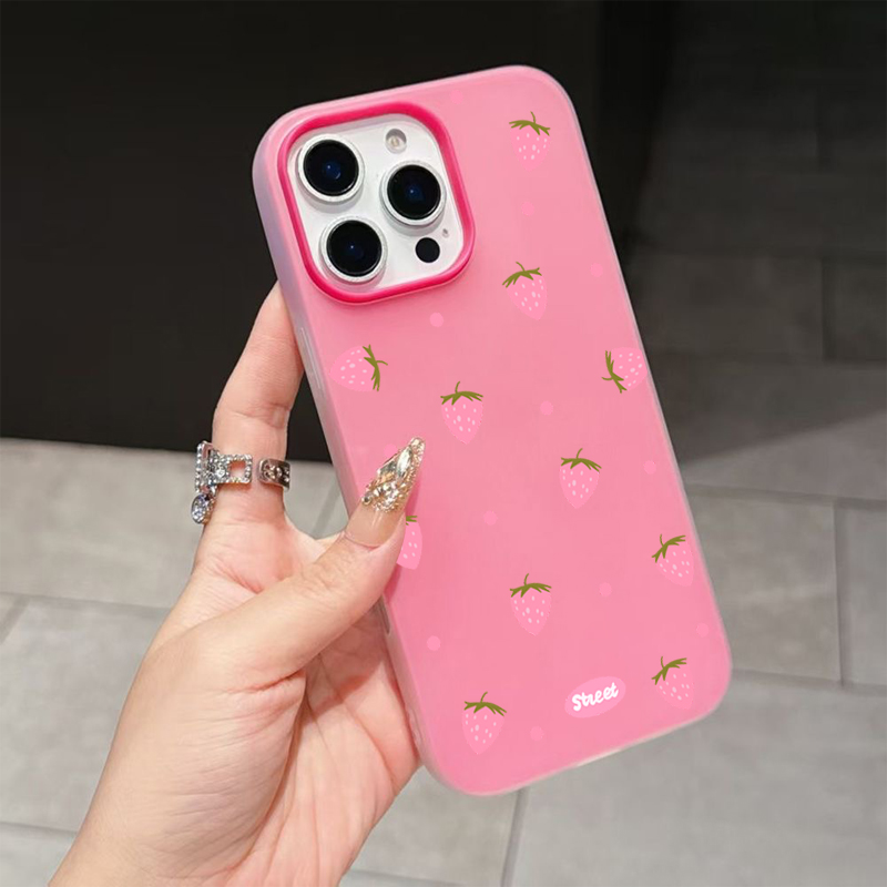 Sweet Pink Strawberry Pattern  - Xo Phone Accessories review and price
