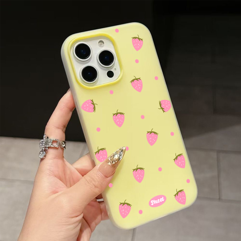 Sweet Pink Strawberry Pattern  - Xo Phone Accessories review and price