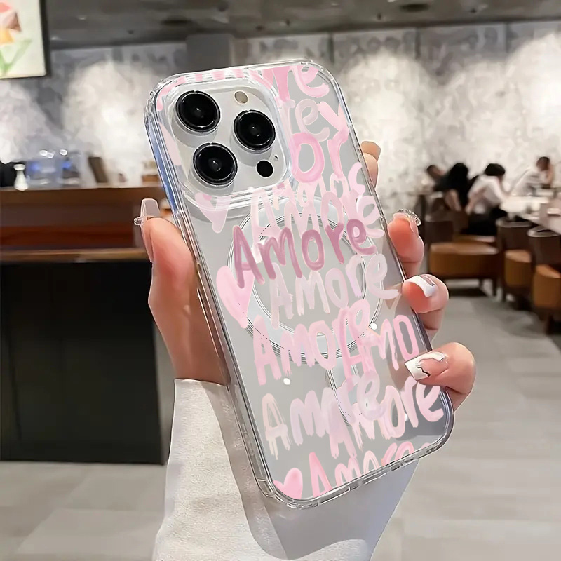 Amore-Love Romantic Pink Lette - Phone Accessories Magnetic review and price