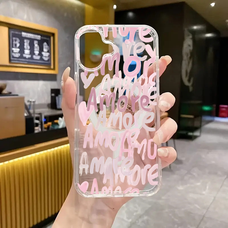 Amore-Love Romantic Pink Lette - Phone Accessories Magnetic review and price