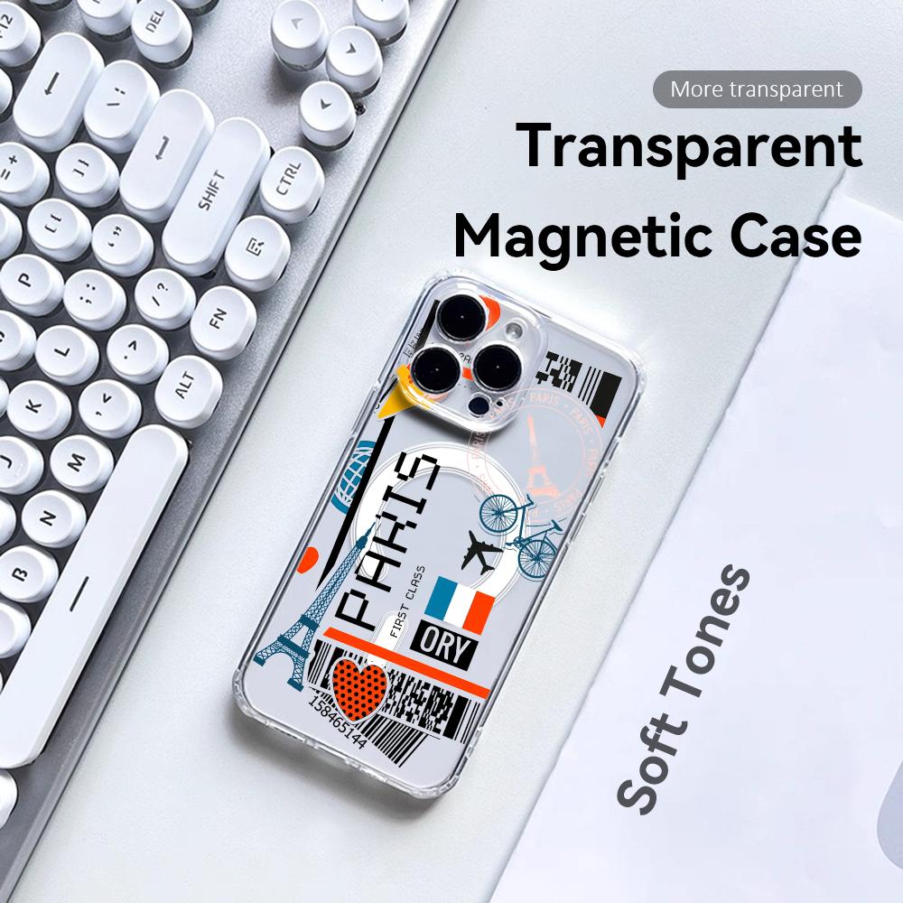 Plane Travel Ticket france Pho - Phone Accessories Magnetic review and price