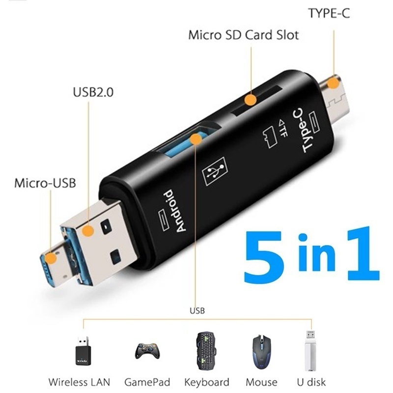 5 in 1 Multifunction Usb 2.0 T - Phone Accessories Store review and price