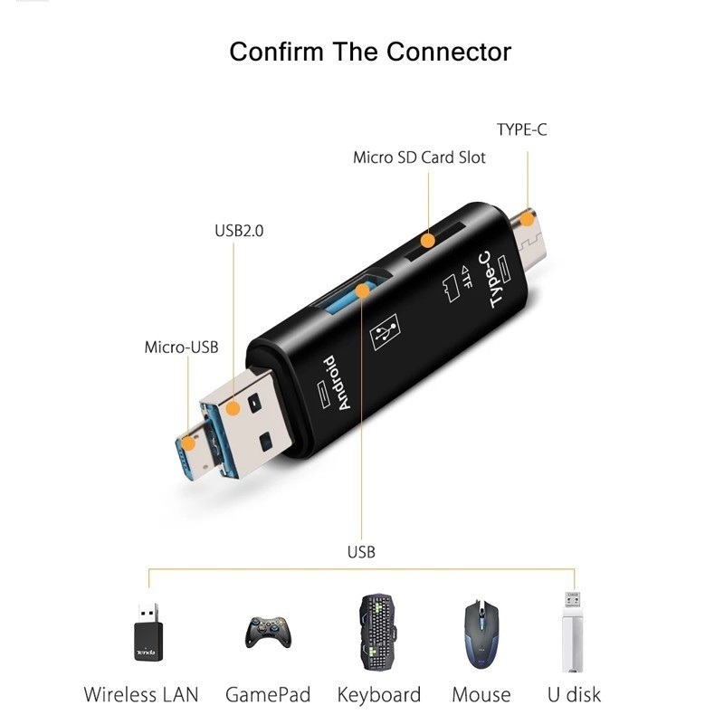 5 in 1 Multifunction Usb 2.0 T - Phone Accessories Store review and price