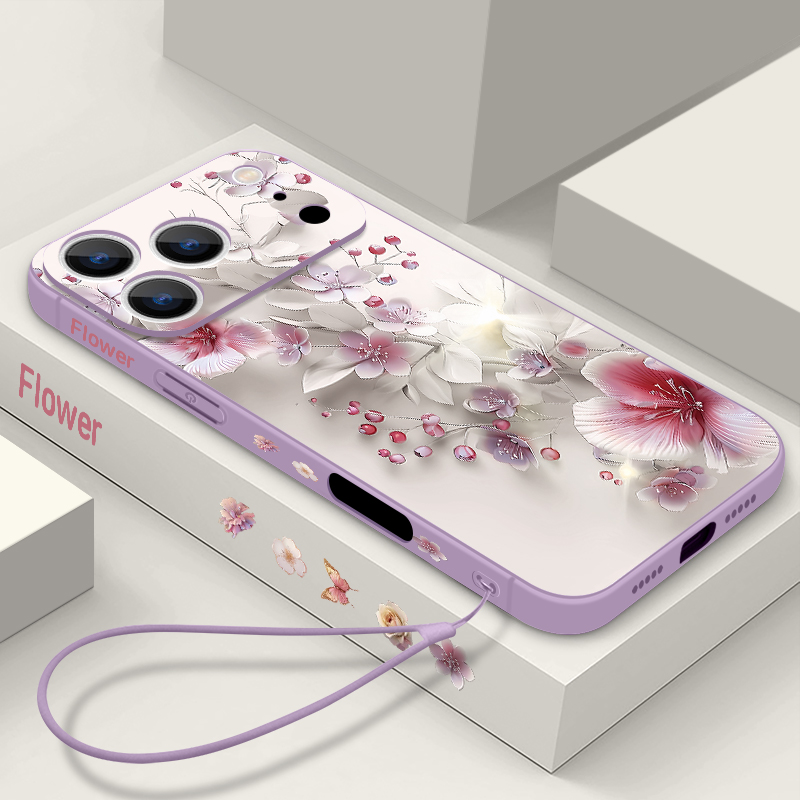 Pink White Flower Case For iPh - Phone Accessories Magnetic review and price