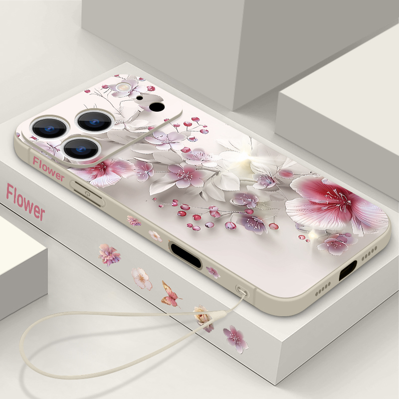 Pink White Flower Case For iPh - Phone Accessories Magnetic review and price