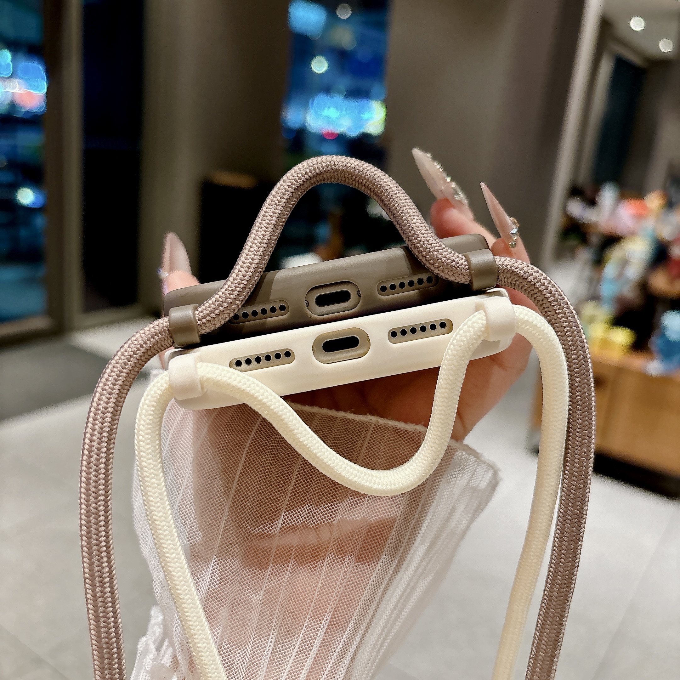 Phone Case For iPhone 17 16 15 - Lanyard Phone Strap review and price