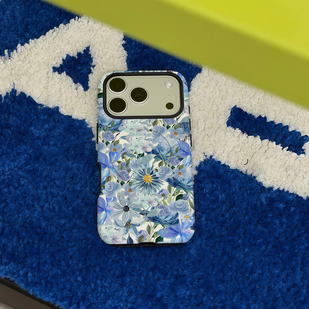 Watercolor Blue Floral Phone C - Phone Accessories Magnetic review and price