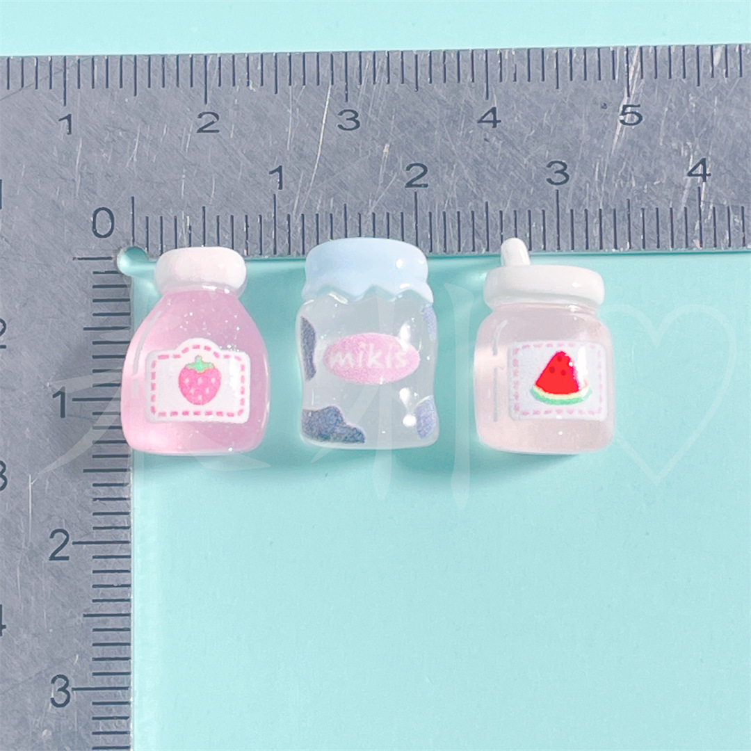 100pcs Cartoon mini transparen - Phone Accessories Jewelry review and price