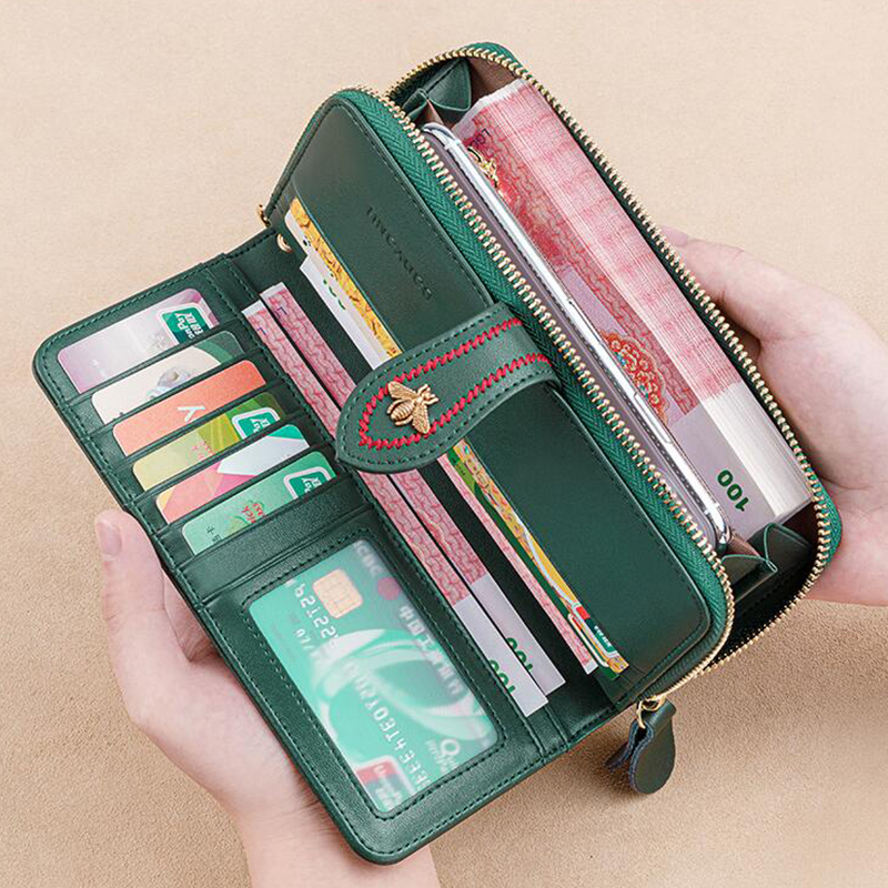 Genuine Leather Wallets Women  - Phone Accessories Business review and price
