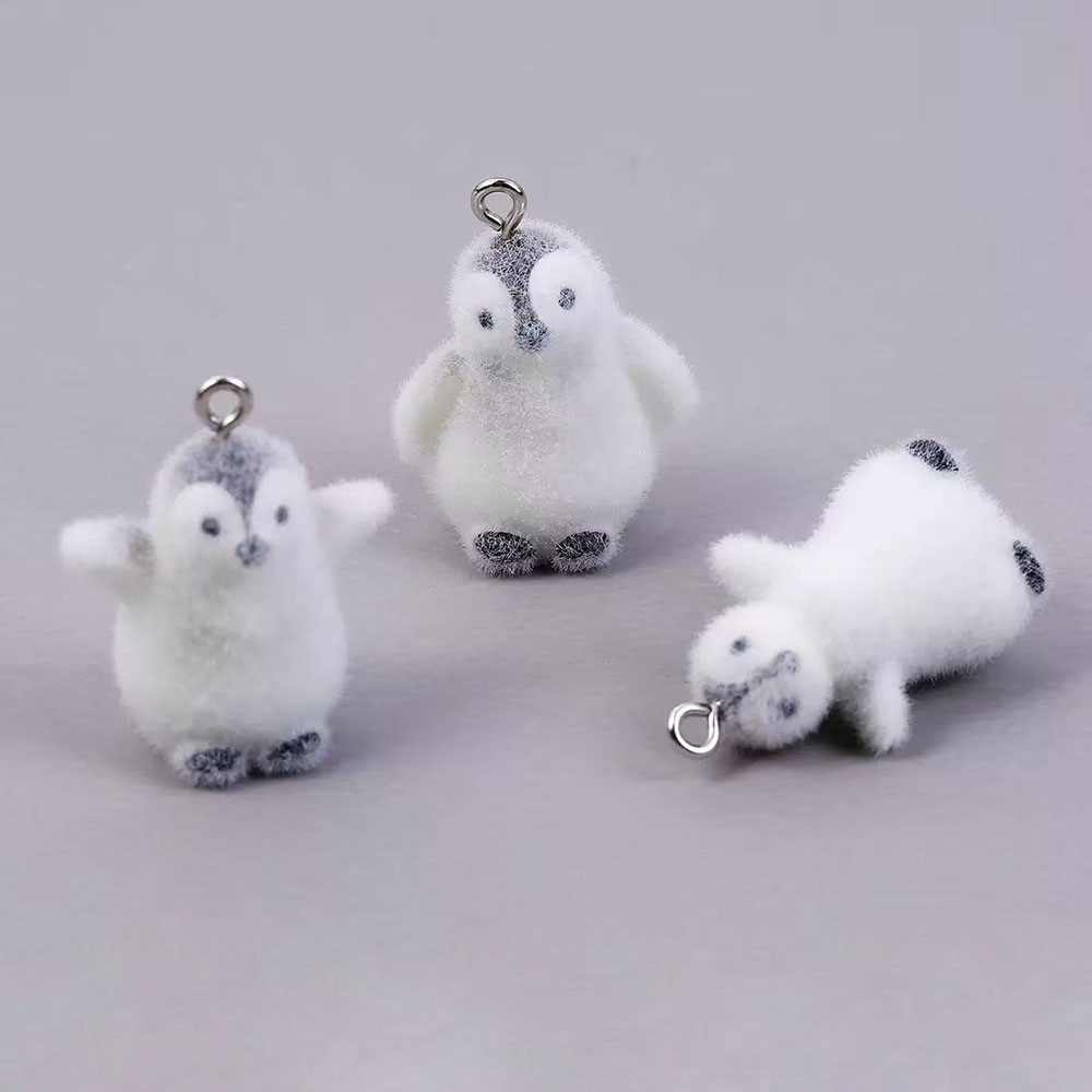 5pcs Flocking Small Penguin Re - Phone Accessories Jewelry review and price